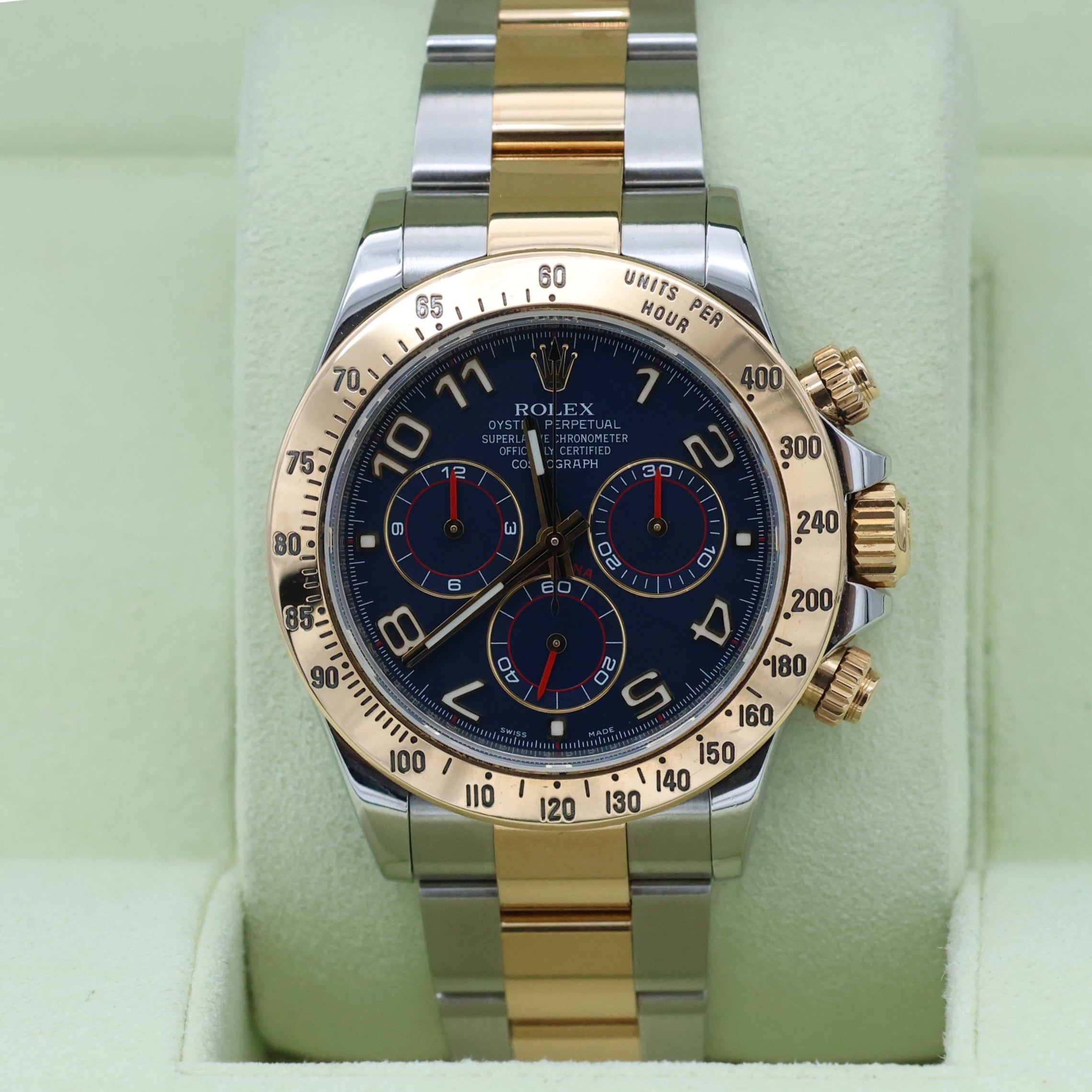 Rolex Daytona ref. 116523 - Racing Blue Dial - Full Set