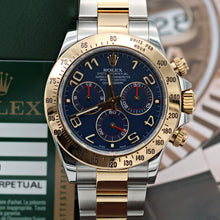 Indlæs billede til gallerivisning Rolex Daytona ref. 116523 - Racing Blue Dial - Full Set
