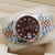 Rolex Datejust ref. 126331 Chocolate Diamonds dial Rose Gold / Steel - Oyster bracelet