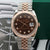 Rolex Datejust ref. 126331 Chocolate Diamonds dial Rose Gold / Steel - Oyster bracelet