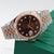 Rolex Datejust ref. 126331 Chocolate Diamonds dial Rose Gold / Steel - Oyster bracelet
