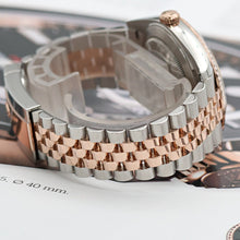 Cargar imagen en el visor de la galería, Rolex Datejust ref. 126331 Chocolate Diamonds dial Rose Gold / Steel - Oyster bracelet
