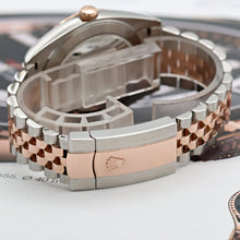 Cargar imagen en el visor de la galería, Rolex Datejust ref. 126331 Chocolate Diamonds dial Rose Gold / Steel - Oyster bracelet
