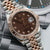 Rolex Datejust ref. 126331 Chocolate Diamonds dial Rose Gold / Steel - Oyster bracelet