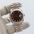 Rolex Datejust ref. 126331 Chocolate Diamonds dial Rose Gold / Steel - Oyster bracelet