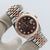 Rolex Datejust ref. 126331 Chocolate Diamonds dial Rose Gold / Steel - Oyster bracelet