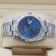Charger l'image dans la galerie, Rolex Datejust ref. 126334 Blue Roman Dial Oyster bracelet - Full Set
