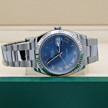 Charger l'image dans la galerie, Rolex Datejust ref. 126334 Blue Roman Dial Oyster bracelet - Full Set
