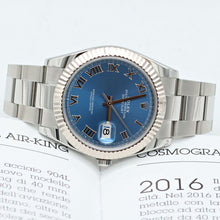 Charger l'image dans la galerie, Rolex Datejust ref. 126334 Blue Roman Dial Oyster bracelet - Full Set
