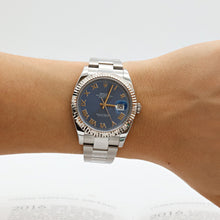 Charger l'image dans la galerie, Rolex Datejust ref. 126334 Blue Roman Dial Oyster bracelet - Full Set
