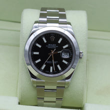 Load image into Gallery viewer, Rolex Datejust 41 ref. 116300 Black Dial - Oyster Bracelet - Full Set
