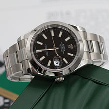 Load image into Gallery viewer, Rolex Datejust 41 ref. 116300 Black Dial - Oyster Bracelet - Full Set
