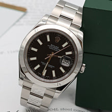 Load image into Gallery viewer, Rolex Datejust 41 ref. 116300 Black Dial - Oyster Bracelet - Full Set

