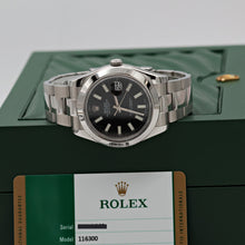 Load image into Gallery viewer, Rolex Datejust 41 ref. 116300 Black Dial - Oyster Bracelet - Full Set
