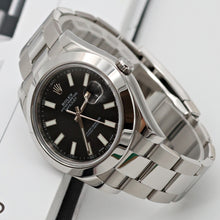 Load image into Gallery viewer, Rolex Datejust 41 ref. 116300 Black Dial - Oyster Bracelet - Full Set
