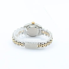 Bild in Galerie-Viewer laden, Rolex Lady-Datejust Ref. 6917 - Stahl und Gold - Silber mit goldenen Indizes Zifferblatt - Jubiläumsarmband
