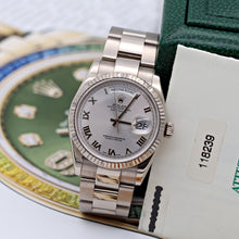 Load image into Gallery viewer, Rolex Day-Date 36 ref. 118239 Silver Roman dial - Oyster - Full Set
