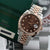 Rolex Datejust ref. 126331 Chocolate Diamonds dial Rose Gold / Steel - Oyster bracelet