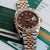 Rolex Datejust ref. 126331 Chocolate Diamonds dial Rose Gold / Steel - Oyster bracelet