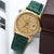 Rolex Day-Date ref. 18038 Champagne Linen Dial - Crocodile Leather strap