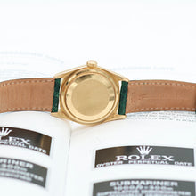 Load image into Gallery viewer, Rolex Day-Date ref. 18038 Champagne Linen Dial - Crocodile Leather strap
