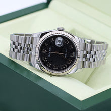 Load image into Gallery viewer, Rolex Datejust ref. 116234 Black Roman Computer Dial - Jubilee - Full Set
