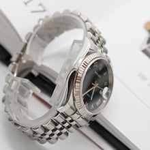 Load image into Gallery viewer, Rolex Datejust ref. 116234 Black Roman Computer Dial - Jubilee - Full Set
