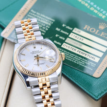 Załaduj obraz do przeglądarki galerii, Rolex Datejust ref. 116233 Silver Dial - Jubilee - Full Set
