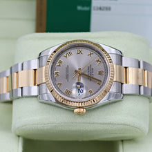 Load image into Gallery viewer, Rolex Datejust ref. 116233 Grey Roman Dial - Oyster Bracelet - Full Set
