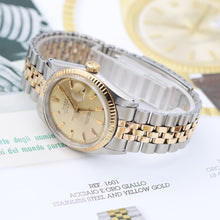 Załaduj obraz do przeglądarki galerii, Rolex Datejust ref. 1601 - Champagne Dial - Steel/Gold - Jubilee Bracelet
