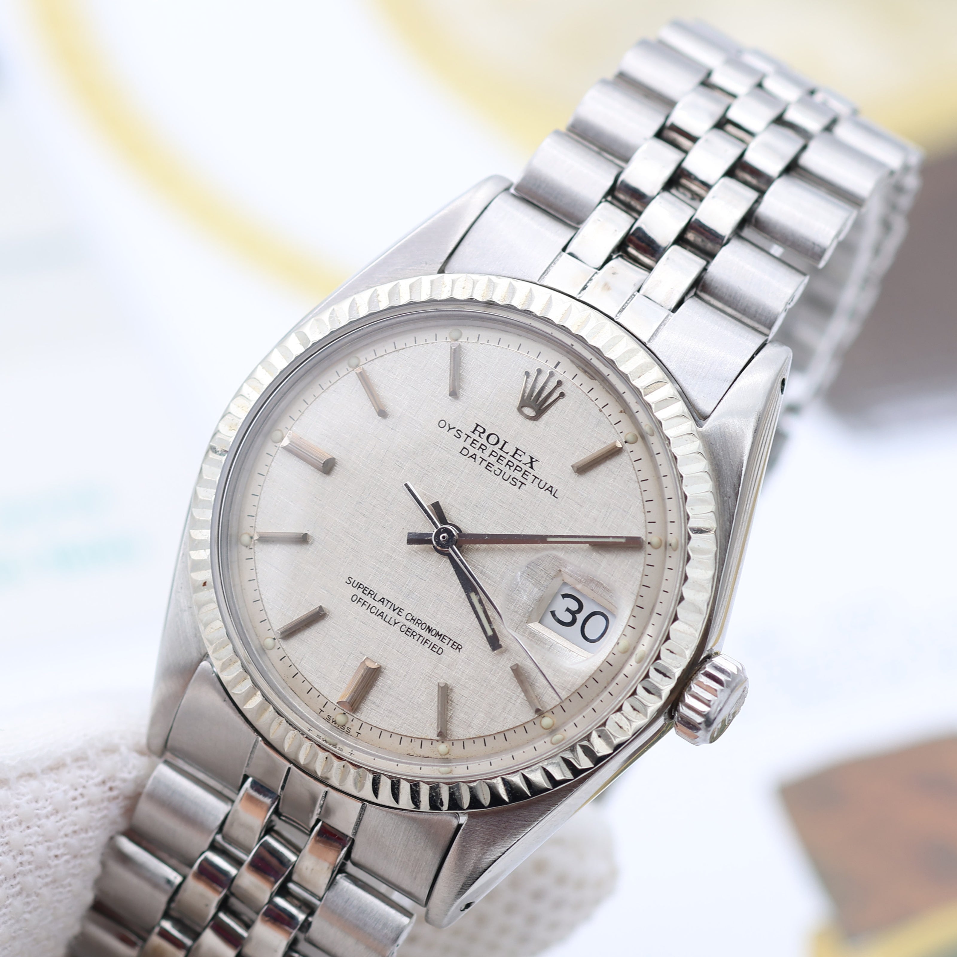 Rolex Datejust 36 ref. 1601 - Linen Dial (V III) - Jubilee