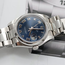 Load image into Gallery viewer, Rolex Datejust ref. 116200 Blue Roman Dial - Oyster Bracelet - Full Set
