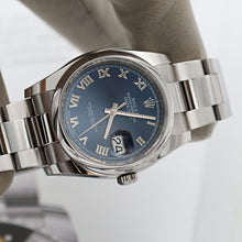Load image into Gallery viewer, Rolex Datejust ref. 116200 Blue Roman Dial - Oyster Bracelet - Full Set
