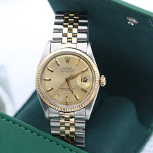 Załaduj obraz do przeglądarki galerii, Rolex Datejust ref. 1601 - Champagne Dial - Steel/Gold - Jubilee Bracelet
