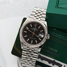 Charger l'image dans la galerie, Rolex Datejust ref. 126234 Black Dial Jubilee bracelet - Full Set
