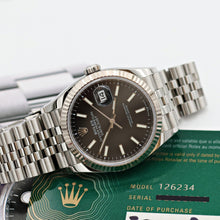 Charger l'image dans la galerie, Rolex Datejust ref. 126234 Black Dial Jubilee bracelet - Full Set
