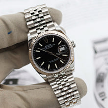 Charger l'image dans la galerie, Rolex Datejust ref. 126234 Black Dial Jubilee bracelet - Full Set
