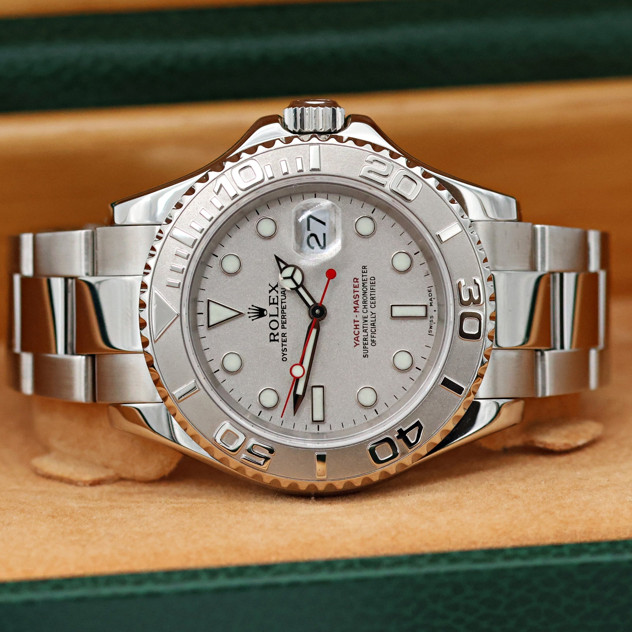 Rolex Yacht-Master 40 ref. 16622 Platinum and Steel - Oyster Bracelet