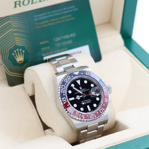Rolex GMT Master ref. 126710BLRO - Oyster Bracelet - Full Set