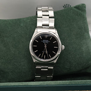 Rolex Air-King ref. 5500 Black dial (V III) - Oyster Bracelet