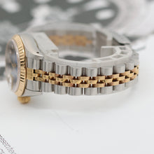 Carica l'immagine nel visualizzatore di Gallery, Rolex Datejust Lady ref. 69173 - Blue Degradee Diamonds Dial - Jubilee - Full Set
