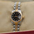 Rolex Datejust Lady ref. 69173 - Black Diamonds Dial - Jubilee Bracelet - Full Set