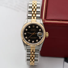 Load image into Gallery viewer, Rolex Datejust Lady ref. 69173 - Black Diamonds Dial - Jubilee Bracelet - Full Set
