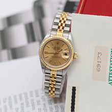 Load image into Gallery viewer, Rolex Datejust Lady ref. 69173 Steel/Gold - Champagne Dial V2 - Full Set
