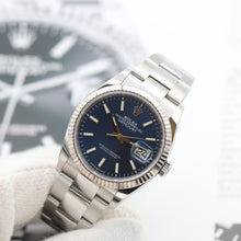 Carica l'immagine nel visualizzatore di Gallery, Rolex Datejust ref. 126234 Blue Dial Oyster bracelet - Full Set
