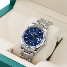 Carica l'immagine nel visualizzatore di Gallery, Rolex Datejust ref. 126234 Blue Dial Oyster bracelet - Full Set
