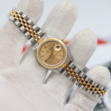 Load image into Gallery viewer, Rolex Datejust Lady ref. 69173 Steel/Gold - Champagne Dial V2 - Full Set
