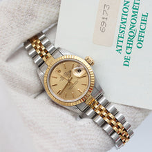 Load image into Gallery viewer, Rolex Datejust Lady ref. 69173 Steel/Gold - Champagne Dial V2 - Full Set

