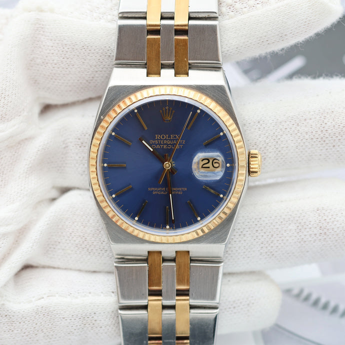 Rolex Datejust Oyster-Quartz ref. 17013 Blue Dial