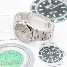 Załaduj obraz do przeglądarki galerii, Rolex Air-King ref. 14000M Silver Dial - Full Set
